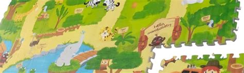 The Tickle Toe Double-Sided EVA Foam Puzzle Mat | Tummy Time| Kids Room ...