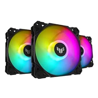 ASUS TUF Gaming TF120 ARGB Chassis Fan 3Pin Customizable LEDs Blade ...