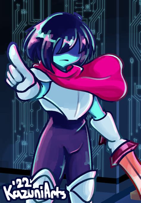 Deltarune: Kris by KazuniArts on Newgrounds