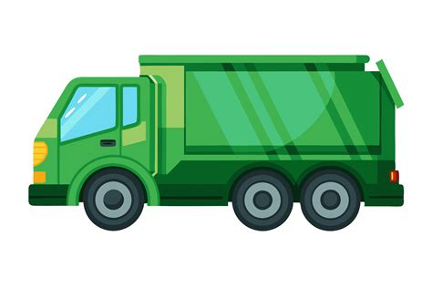Garbage Truck Graphic by Creative_View · Creative Fabrica