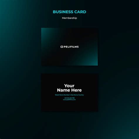 Membership business card | Free PSD