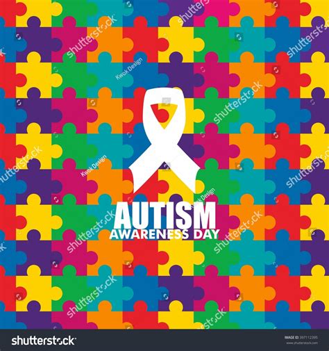 World Autism Awareness Day Logo Design Stock Vector (Royalty Free ...