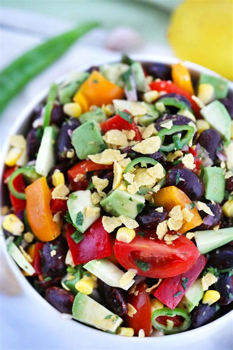 Mexican Black Bean Salad Recipe - S&SM