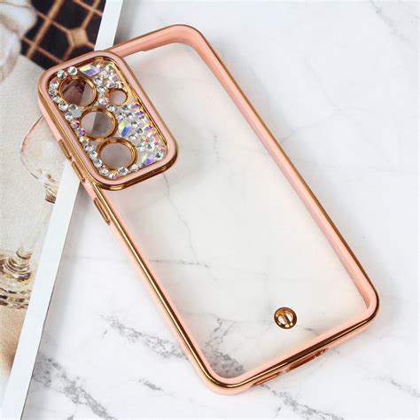 Maska(futrola) Cirkon Camera za Samsung S921B Galaxy S24 roze - Mob-Shop
