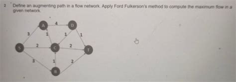 Image result for Augmenting Path Method