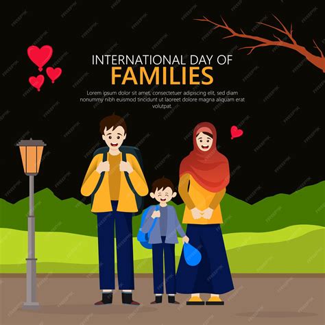 Premium Vector | International family day is a global observance that celebrates the importance ...