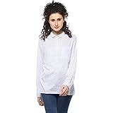 Buy Lymio Women's Animal Print Regular fit (Shirt White L) at Amazon.in