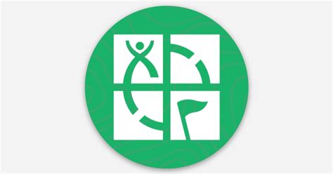 2” Round Geocache Logo Stickers with Topographical Map Design by Big B ...