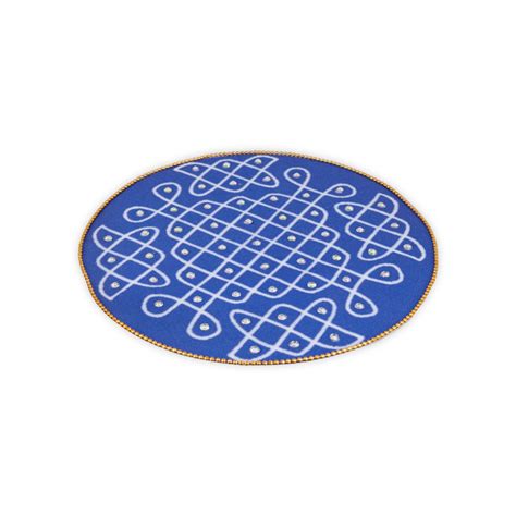 Giri - Rangoli Sticker | Velvet Rangoli Kolam | Sticker For Floor