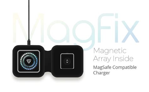 RAEGR MagFix Duo Arc M1330 2 in 1 Wireless Charger 15W for iPhone 14 ...