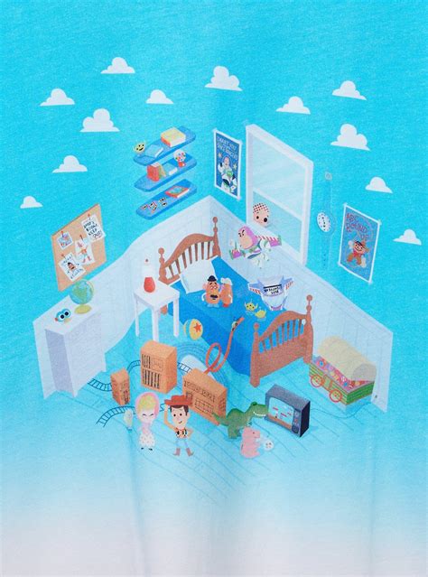 Boxlunch Her Universe Disney Pixar Toy Story Andy's Room Split Dye ...