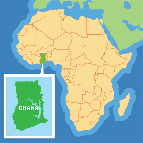 Ghana Political Map Vector Eps Maps Order And Download Ghana Political Map Vector Eps Maps ...