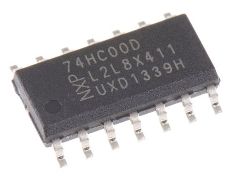 74HC00D,652 Nexperia | Nexperia 74HC00D,652, Quad 2-Input NAND Logic ...