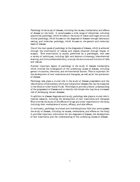 Pathology - Healthcare - Pathology is the study of disease, including ...