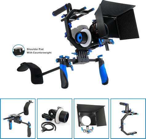Buy SunSmart DSLR Rig Video Camera Shoulder Mount Rig Support with ...