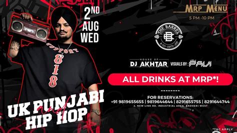 UK Punjabi & Hip Hop, Barrel & Co, Mumbai, August 2 2023 | AllEvents.in