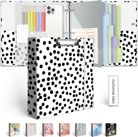 Amazon.com : 3 Ring Binder Organizer, 2 Inch Three Ring Binders with ...