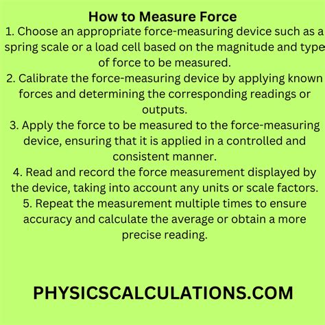 How to Measure Force