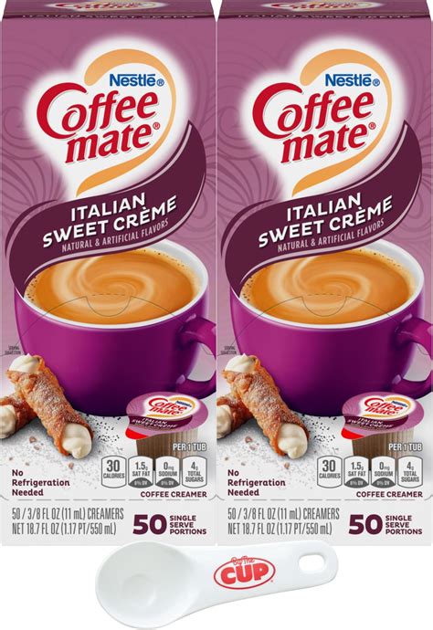 Amazon.com: Nestle Coffee mate Liquid Coffee Creamer Singles, Italian ...