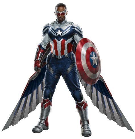 Captain America (Sam Wilson) (Falcon) (1) - PNG by Captain-Kingsman16 ...