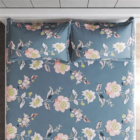 Buy Corsica Elegant Microfibre Printed 3Pcs Queen Bedsheet Set from ...