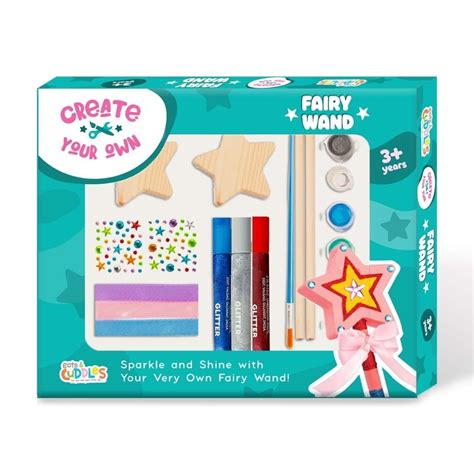 Cots and Cuddles Wooden Diy Fairy Wand Decoration Kit for Kids ...