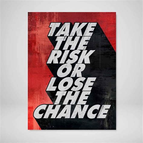 DEVICI Motivational Canvas Print - Take The Risk - Positive India | Ubuy