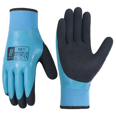 HANDLANDY Waterproof Work Gloves for Cold Weather, Insulated Winter ...