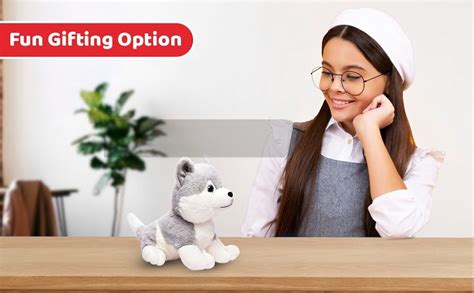 Webby Husky Dog Soft Toy 35CM Plush Stuffed Animal Teddy Puppy Toy for ...