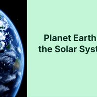 PPT: Planet: Earth in the solar system - Social Studies and Pedagogy ...