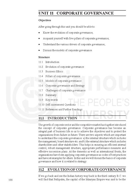 Corporate governance concept and theory - Strategy Implementation and ...