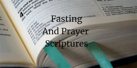 40 Great Fasting And Prayer Scriptures (Bible Verses) - Faith Victorious
