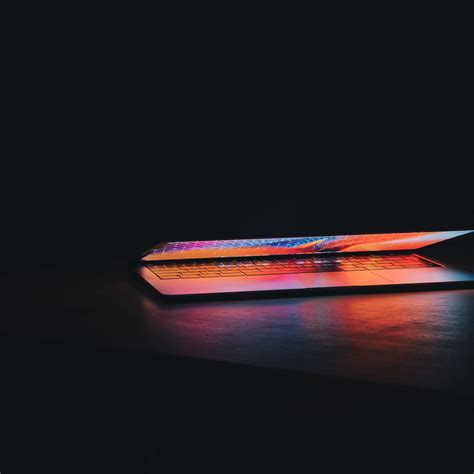 Download wallpaper 2780x2780 laptop, keyboard, glow, technics, dark ...