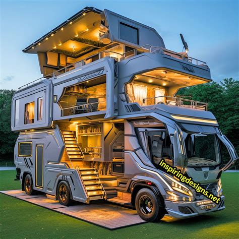 These Giant Open-Concept Campers Have Fold-Down Walls That Offer ...