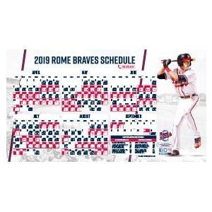 Rome Braves 2019 Promotional Stadium Giveaways - Stadium Giveaway Exchange