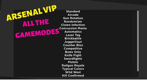 Image result for Arsenal VIP Server Menu