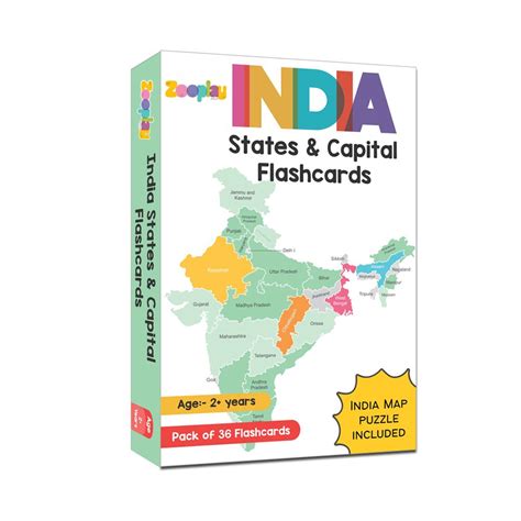 India states and Union territories flashcards – Zooplay India