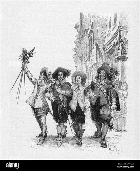 . English: The Three Musketeers by Alexandre Dumas (illustration of the ...