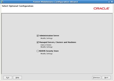 Fusion Middleware Configuration Wizard 的图像结果