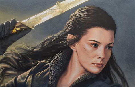 Arwen painting - VanderStelt Studio