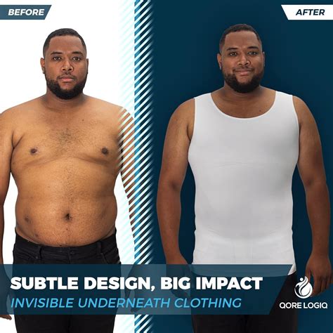 Buy QORE LOGIQ Gynecomastia Compression Shirts for Men, Tank Top ...