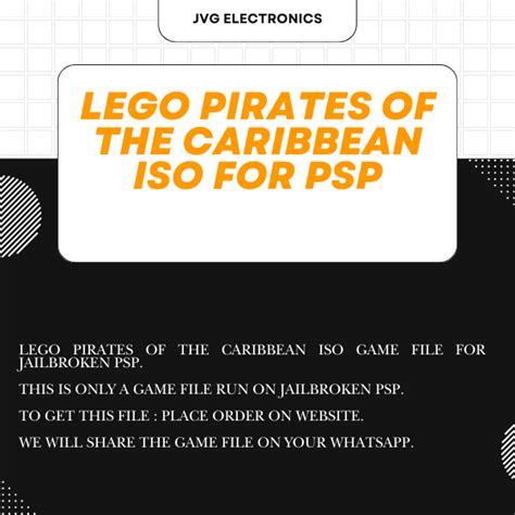 Download Lego Pirates of the Caribbean ISO File For PSP