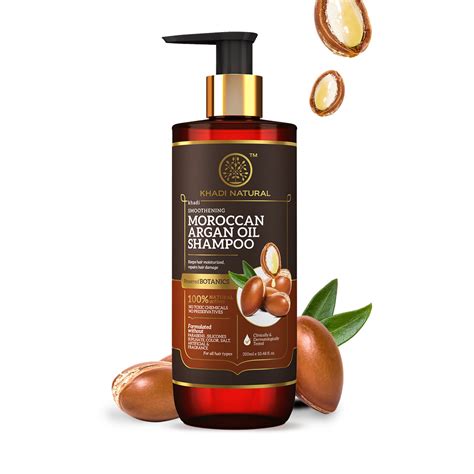 Khadi Natural Moroccan Argan Hair Cleanser (Sulphate free ) 310ML