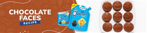 Chocolate Faces Recipe, How to Make Chocolate Faces Cookies | Milkmaid