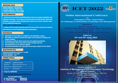 BVIMIT Top MCA College Mumbai NBA Accredited