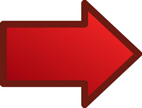 Red big Arrow drawing free image download