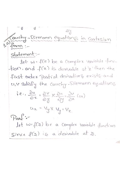 CVT UNIT 1 Question BANK Answers -1 - (J sy Cauchy Riemann equations in ...