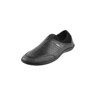 Buy Metro Men Grey Leather Casual Slip On Shoes UK/6 EU/40 (71-292) at ...