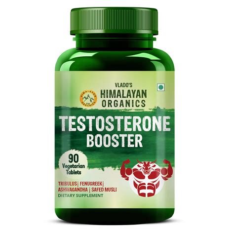 Himalayan Organics Testosterone Booster Tablets for Energy Boost ...