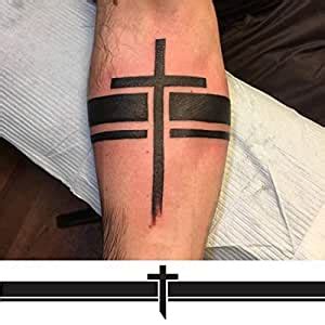 Voorkoms® Armband Cross Tattoo Waterproof Men and Women Temporary Body ...